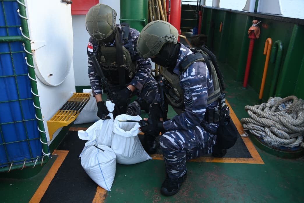 Muatan Yang Ditemukan Dilimpahkan Kepada Instansi Terkait, yaitu ESDM Babel.