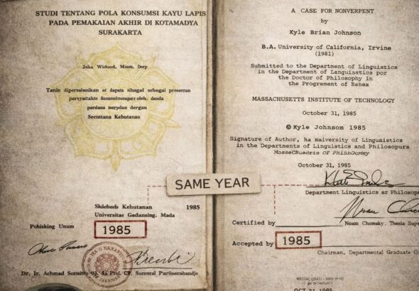 Dua benua, dua sistem akademik satu tahun yang sama. Oleh : Pengamat politik.