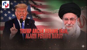 Presiden Amerika Serikat, Donald Trump dan Pemimpin Tertinggi Iran, Ayatollah Ali Khamenei.