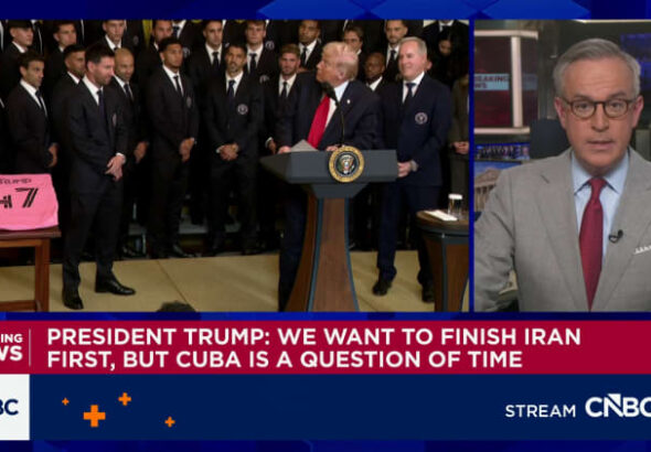 Kami ingin menyelesaikan Iran terlebih dahulu, tetapi Kuba hanyalah masalah waktu.